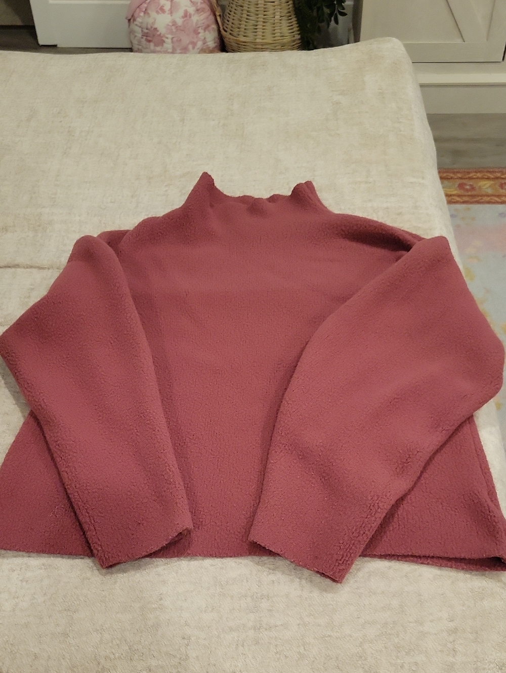 Pink Mockneck Sweater, Express Size Small, Used Condition